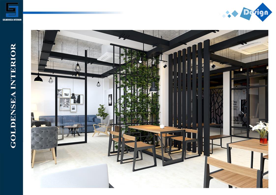 Goldensea Interior - Thiết kế quán cafe đẹp