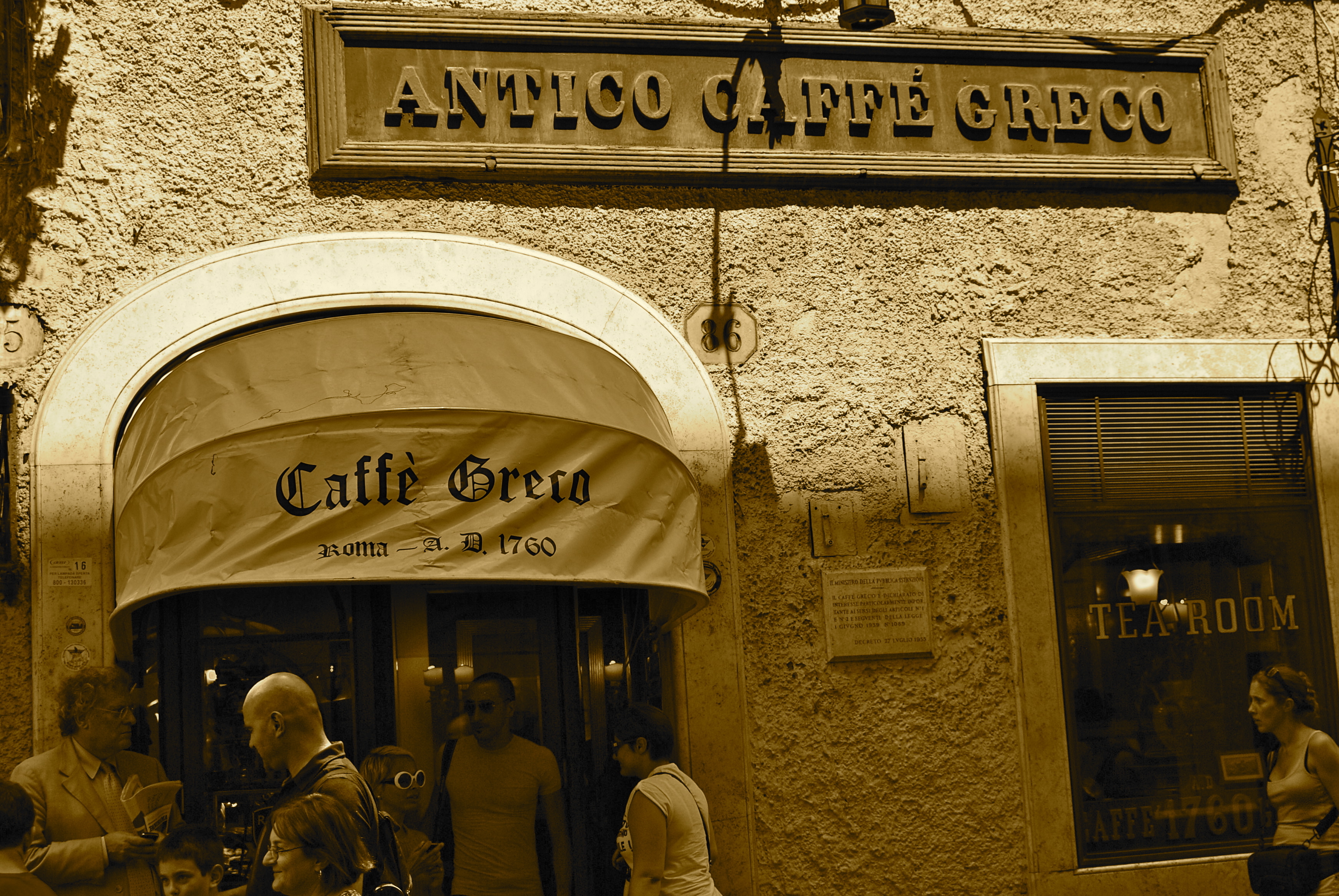 Cafe Greco,Rome - hinh anh nhung quan cafe dep nhat tren the gioi 