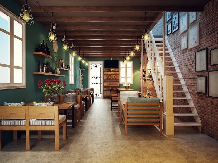 Bật mí những ý tưởng thiết kế quán cafe phong cách vintage chinh phục mọi khách hàng 2
